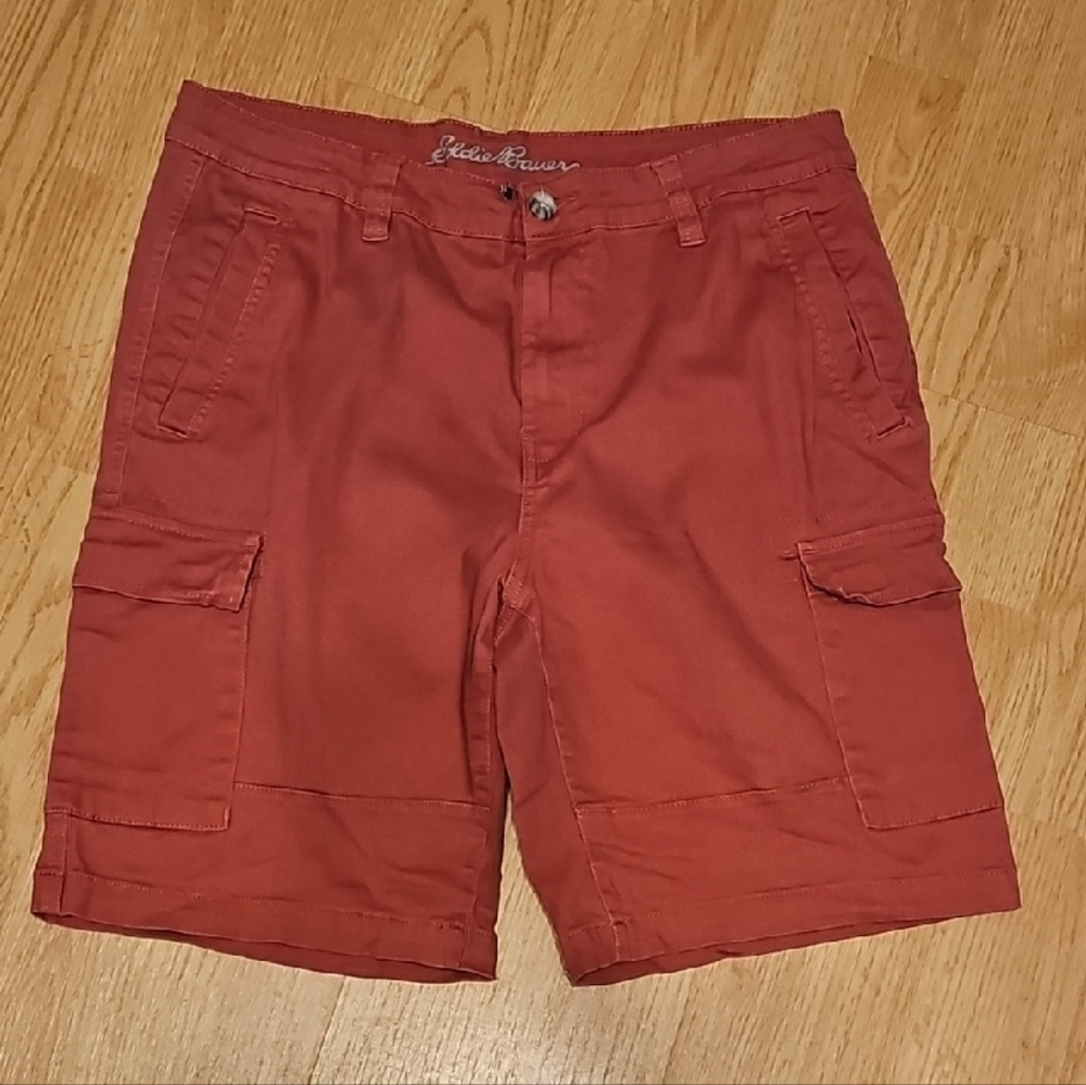Eddie Bauer Rust Cargo Shorts
